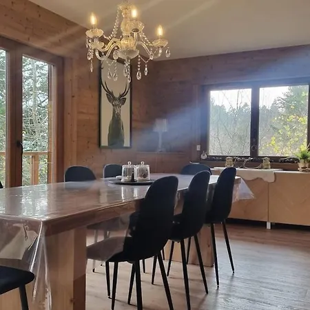 Dağ evi Le Dahu-calm-jacuzzi-free Parking Lot *