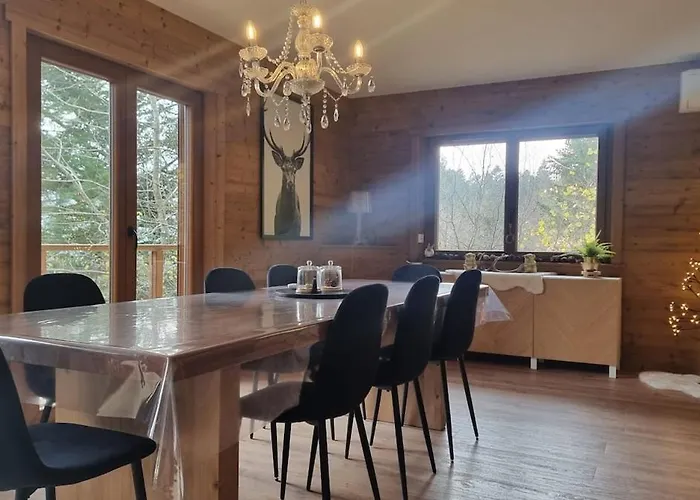 Horská chata Le Dahu-calm-jacuzzi-free Parking Lot *