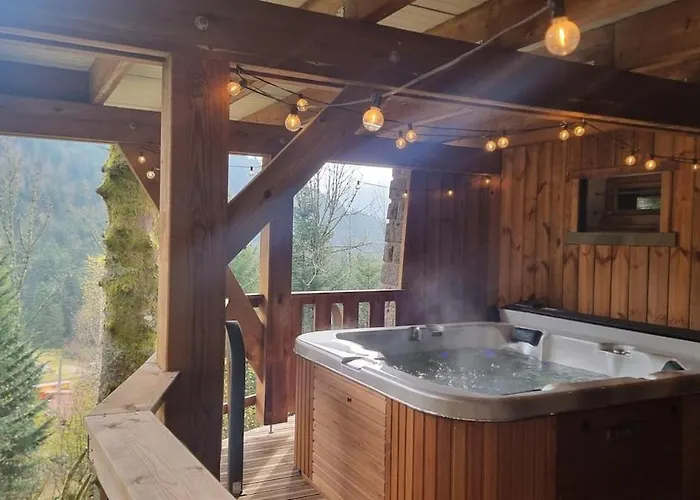 Dağ evi Le Dahu-calm-jacuzzi-free Parking Lot La Bresse