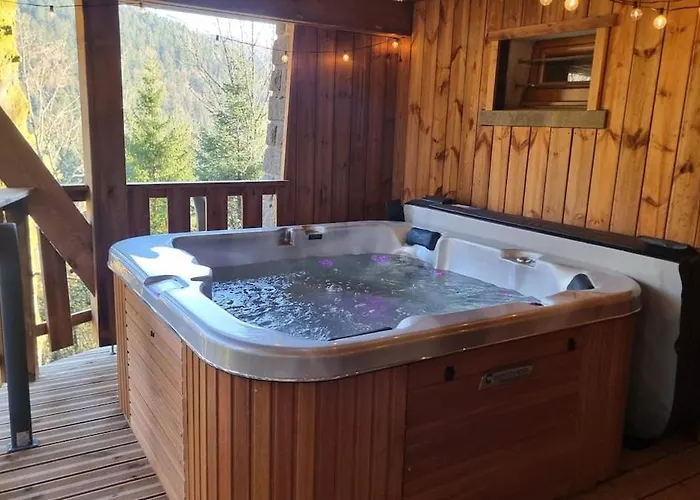 Le Dahu-calm-jacuzzi-free Parking Lot Horská chata